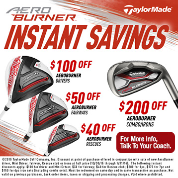 Aeroburner Instant Savings!